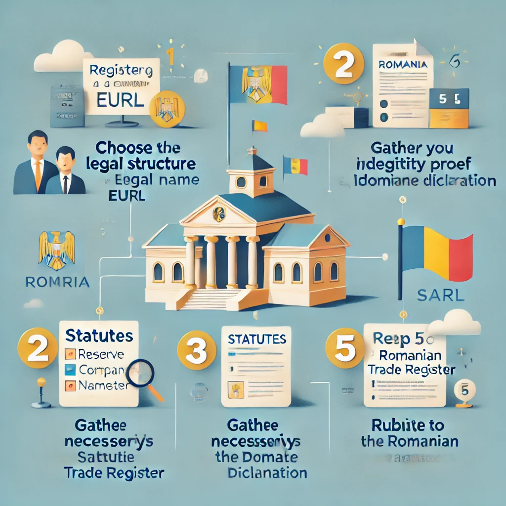 Les étapes pour immatriculer une entreprise en Roumanie
