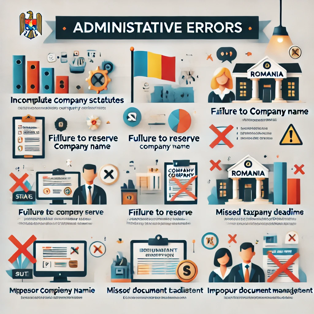 Les erreurs administratives fréquentes à éviter en Roumanie