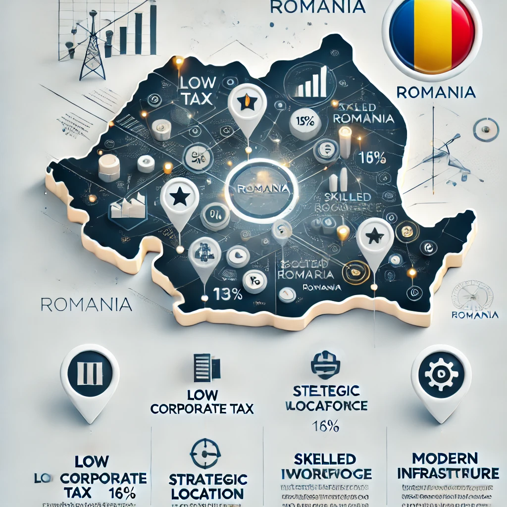 Pourquoi domicilier votre entreprise en Roumanie ?